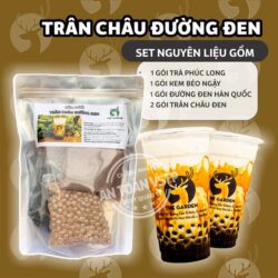 Set Trà Sữa Trân Châu Đường Đen