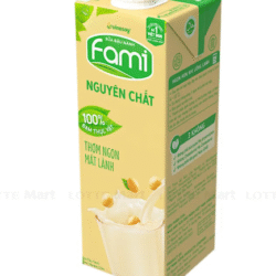 Sữa đậu nành Fami nguyên chất 1 lít