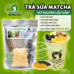 Set Trà Sữa Matcha