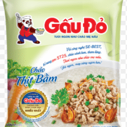 CHÁO THỊT BẰM GẤU ĐỎ 50G/インスタントおかゆ