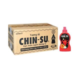 THÙNG TƯƠNG ỚT CHIN SU 520G/ベトナム産ホットチリソース 520G