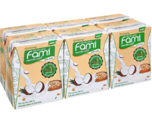 LỐC SỮA ĐẬU NÀNH FAMI VỊ SỮA DỪA/ファミ 大豆ミルク ココナッツ味