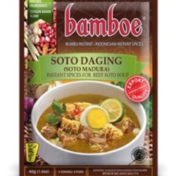 Bamboe soto daging 調味醬（牛肉湯）