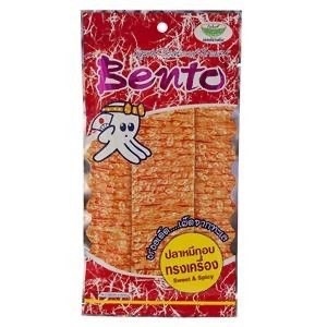BENTO SWEET & SPICY FLAVORED BAKED SEAFOOD SNACK 28G