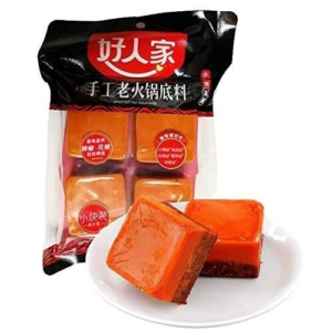 Viên gia vị lẩu Tứ Xuyên /好人家手工老火鍋底料4割れ360g