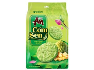 Bánh gạo nướng An cốm sen Orion 168g