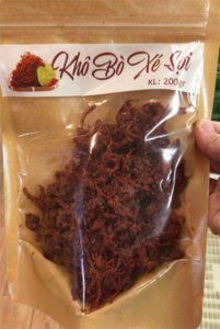 KHÔ BÒ SỢI/乾燥牛肉の細切り