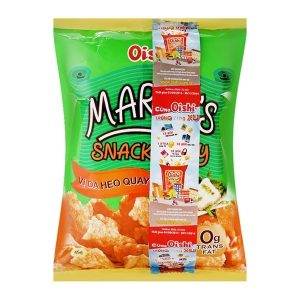SNACK OISHI CHAY VỊ DA HEO QUAY/オイシー ベジタリアン豚皮味スナック