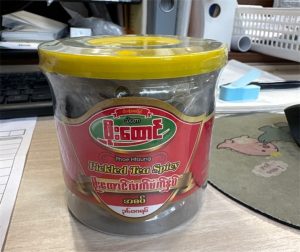 Phoe htaung pickled tea spicy 360g