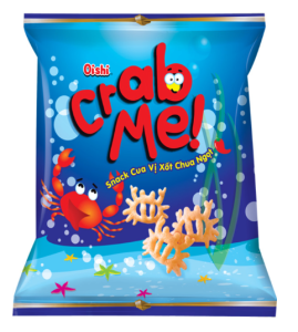 Snack Oishi Cua Sốt Chua Ngọt 40g /オイシー トマトスナック