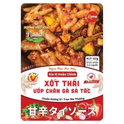 Xốt Thái ướp chân gà sả tắc