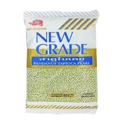Bột báng xanh pandanus tapioca pearl Green 400g/タピオカ