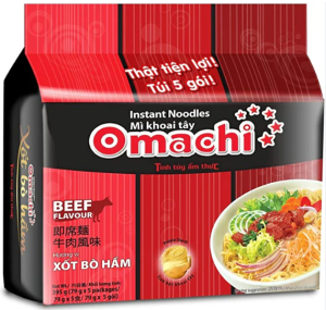 MÌ OMACHI BÒ HẦM 5 GÓI/オマチインスタントラーメン牛肉風味(5袋)