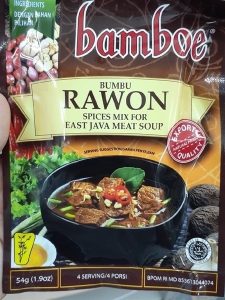 Bamboe bumbu rawon 54g