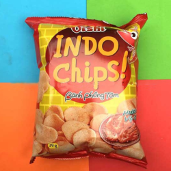 SNACK OISHI PHỒNG TÔM CAY/オイシー 辛味エビせんべい