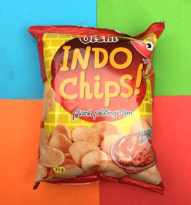 SNACK OISHI PHỒNG TÔM CAY/オイシー 辛味エビせんべい