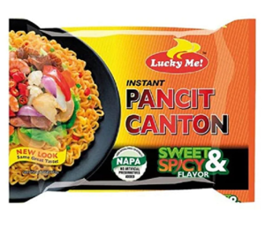 Mì xào pancit canton Hương vị cay ngọt Lucky Me /インスタント パンシットカントン
