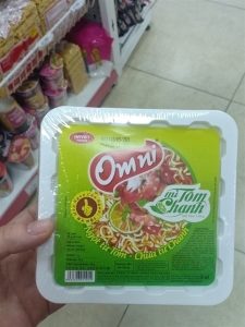 Mì tôm chanh Omni bát 75g