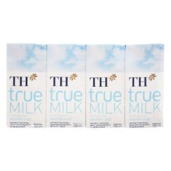 Sữa tiệt trùng TH True Milk nguyên chất không đường 180ml
