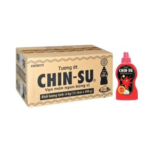THÙNG TƯƠNG ỚT CHIN SU 520G/ベトナム産ホットチリソース 520G