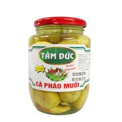CÀ PHÁO MUỐI TÂM ĐỨC 500G/青ナスの塩漬け