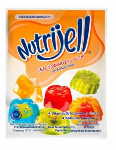 nutrijell jelly powder 15g rasa jeruk/orange