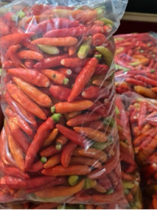 MIX SUPER HOT CHILI /CABE RAWIT ORANGE /赤唐辛子500g