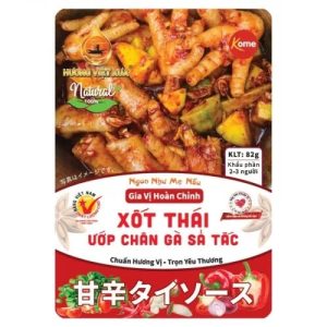 Xốt Thái ướp chân gà sả tắc