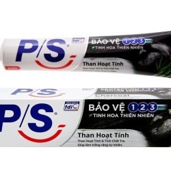 Kem đánh răng P/S trắng răng than hoạt tính và tre 180g