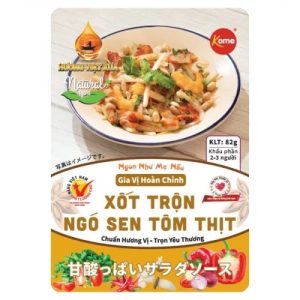 XỐT TRỘN NGÓ SEN TÔM THỊT