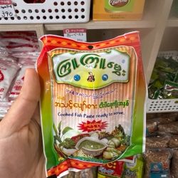Cooked fish paste readey to serve