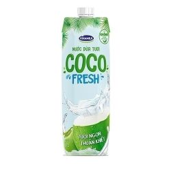 NƯỚC DỪA TƯƠI VINAMILK 1L | 新鮮なココナッツジュース - Chai
