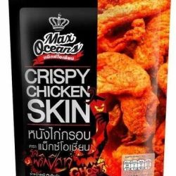 Da gà chiên giòn vị cay crispy chicken skin hot chilli