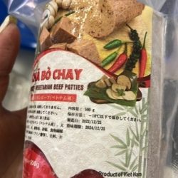 chả bò chay yumi food