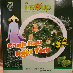 ISOUP CANH RAU NGÓT TÔM