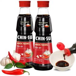 NƯỚC TƯƠNG CHINSU TỎI ỚT/チンス ガーリックチリ醤油 330ml
