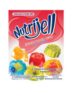 nutrijell jelly powder 15g rasa leci